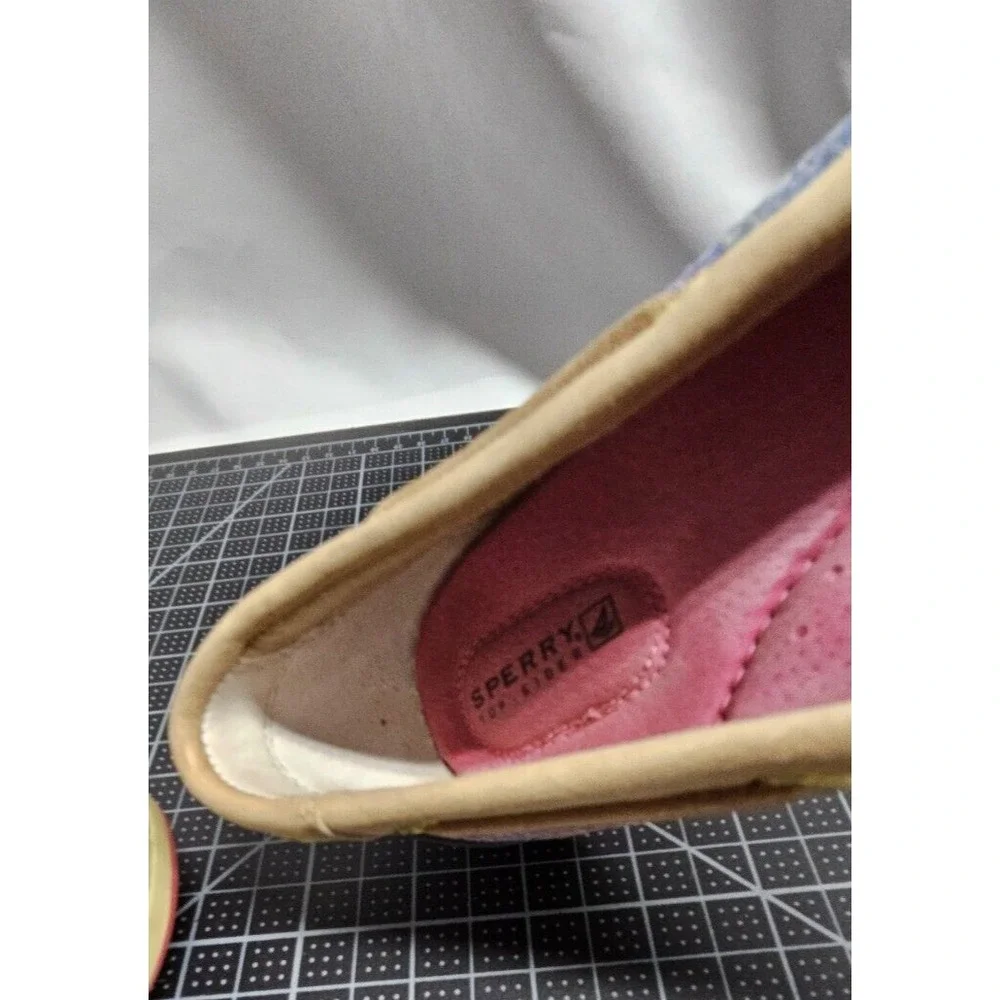 Sperry top sider  Ellis boat shoe w/sequins‎ leather upper Sz 9M